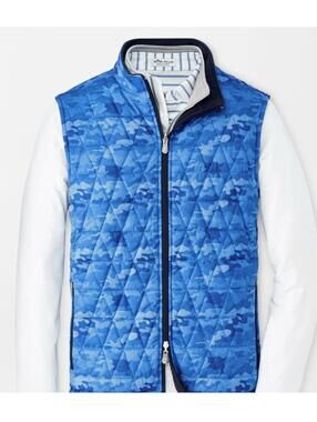 Peter Millar Camo Hyperlight Quilted Vest Mens size XL
